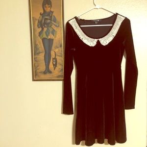 Peter Pan collar holiday dress forever21